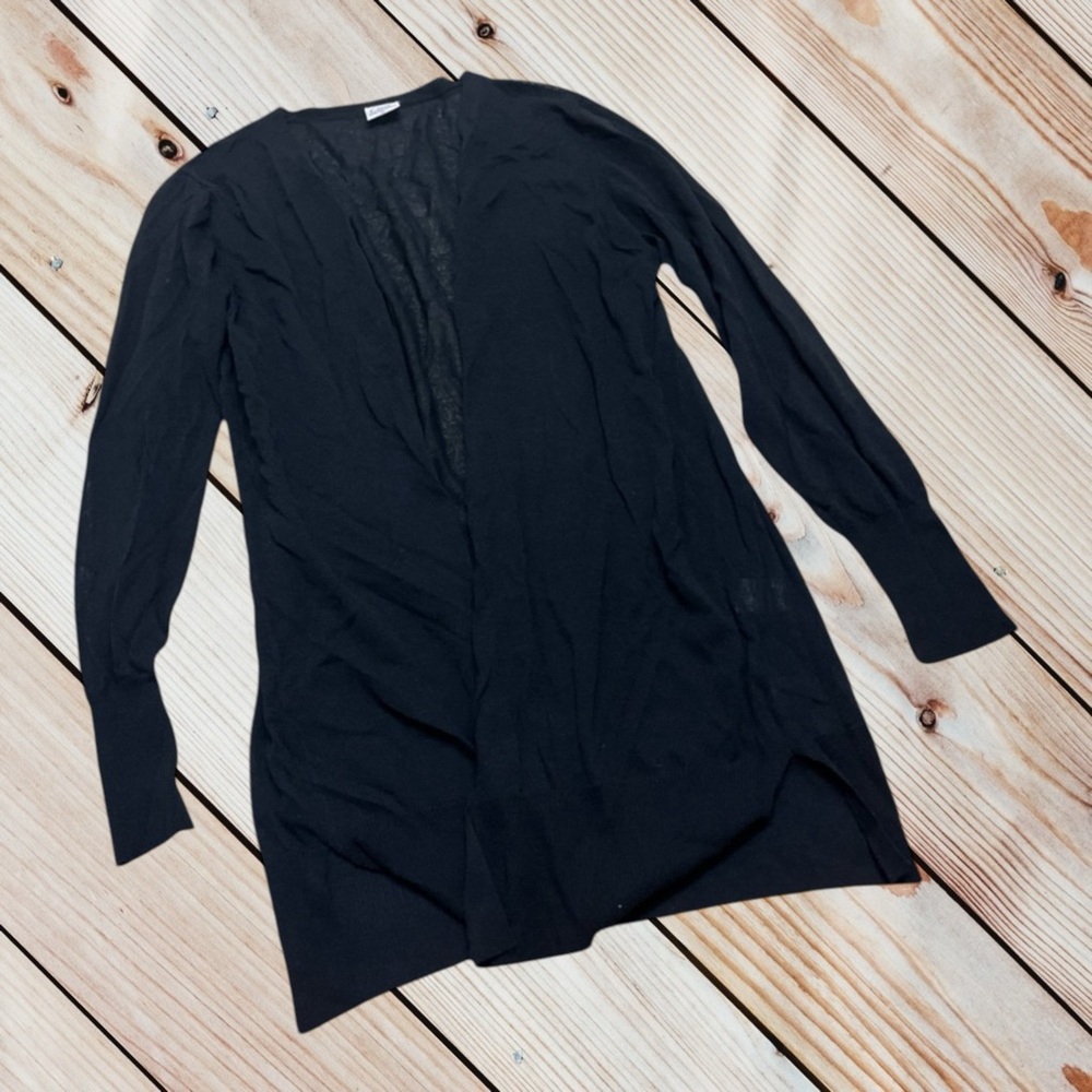 NWT Cielo XL black soft & sexy with perfect stretch sheer open cardigan